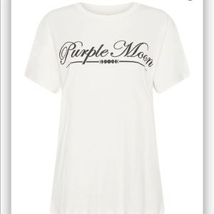 Spell & the Gypsy Purple Moon Organic Tee NWT